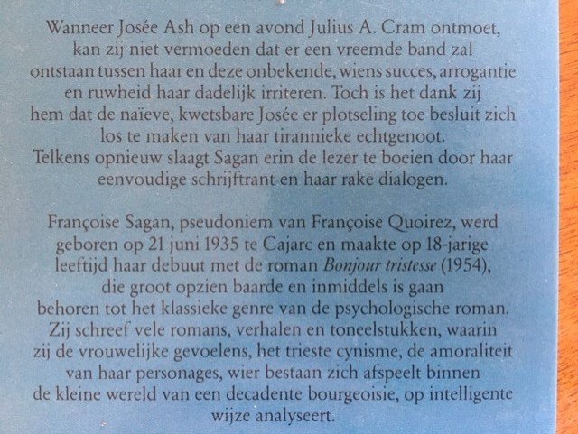 Een verloren profiel - Francoise Sagan - Afbeelding 2