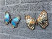 Set vlinders, wanddecoratie, tuinmuur - 1 - Thumbnail