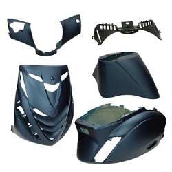 Kappenset Piaggio Zip 2000 Sp blauw donker mat 5 Dlg