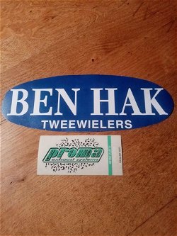 Sticker PROMA groen NIEUW ORIGINEEL