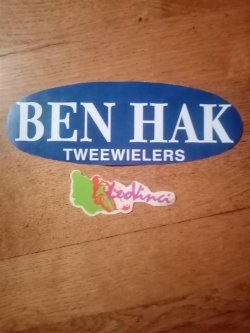 Sticker Leovinci groen NIEUW ORIGINEEL