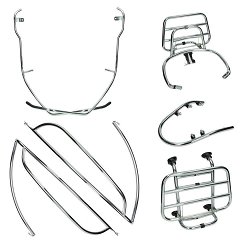 Beugelset Vespa Primavera Sprint CHROOM 5dlg
