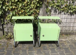 VERKOCHT ❤️ Art Deco /Bauhaus nachtkastjes en slaapkamermeubeltjes
