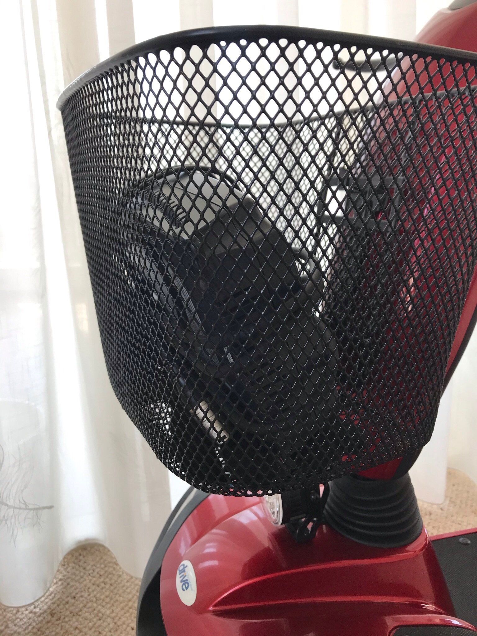 Zeer mooie rode Drive ST4D scootmobiel - Afbeelding 3