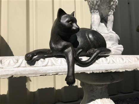 1 sculptuur kat uit Polystein , poes ,kat - 4