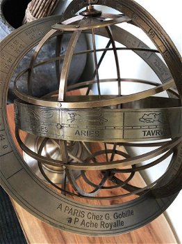 Armillaire bol Globe klok Astrolabe Vintage kompas - 4