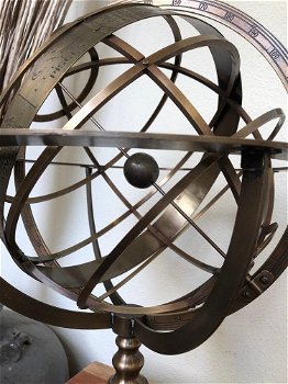 Armillaire bol Globe klok Astrolabe Vintage kompas - 6