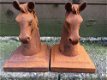 Boekensteunenset gietijzeren paardenhoofden - 5 - Thumbnail