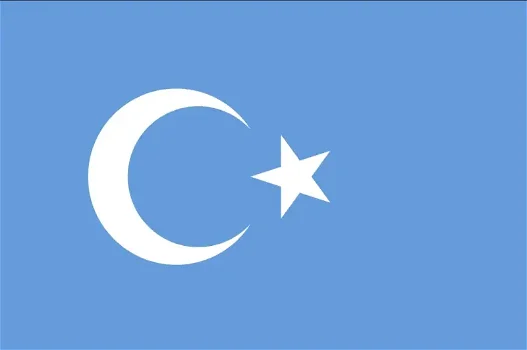 Vlag Oeigoeren Oost Turkestan - 0