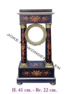 Klokkast kolompendule zonder uurwerk=opknapper =44702