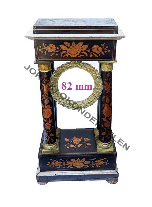 Klokkast kolompendule zonder uurwerk=opknapper =44702 - Afbeelding 2