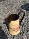 Vintage flower jug - blikje karaf, rustieke melkkan - 1 - Thumbnail