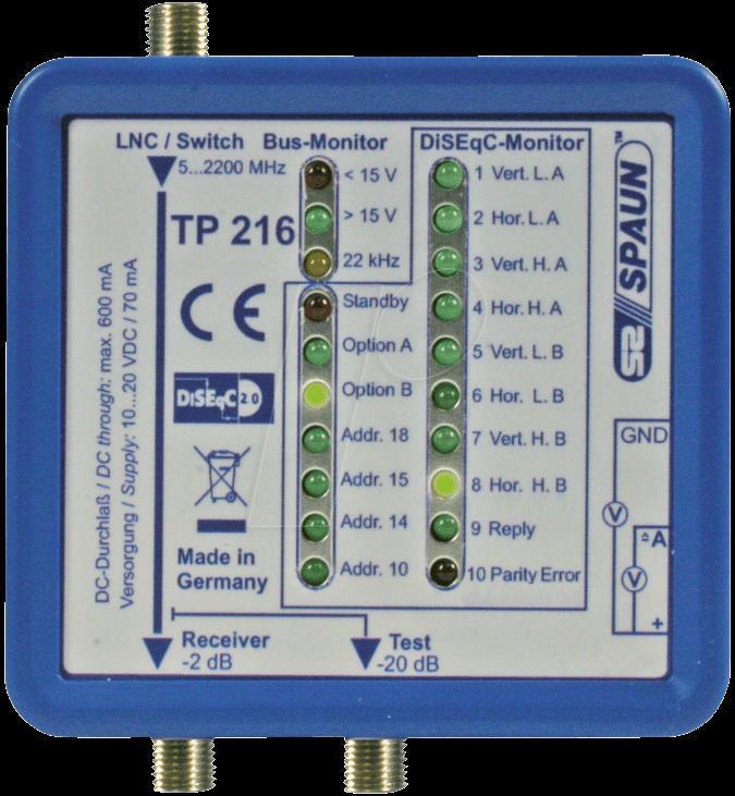 Spaun TP-216 DiSeqC monitor - nr. 1