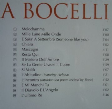 Te koop de originele CD Cieli Di Toscana van Andrea Bocelli. - 1