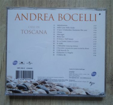 Te koop de originele CD Cieli Di Toscana van Andrea Bocelli. - 5