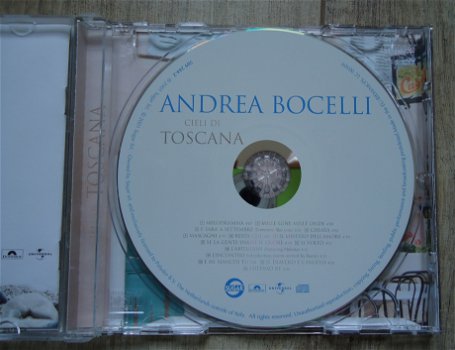 Te koop de originele CD Cieli Di Toscana van Andrea Bocelli. - 6