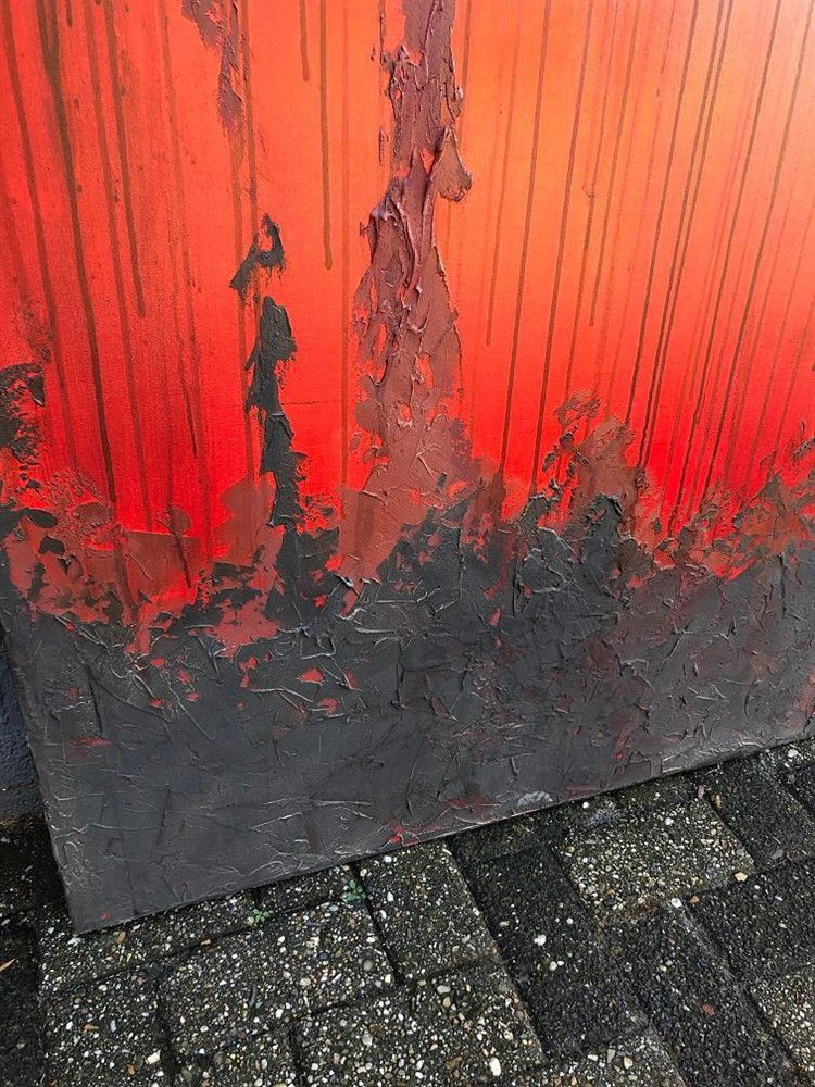 Tweeluik XXL schilderij made by Rob Hoogland. - Afbeelding 5