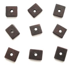 = comtoise= afstelmoer slingerlood = vierkant = dik 2 mm =