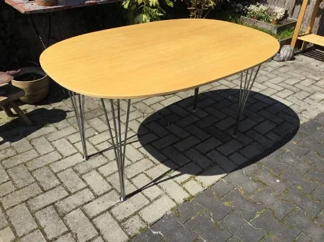 VERKOCHT ❤️ Fritz Hansen SuperEllipse tafel, klein, deens design - 2