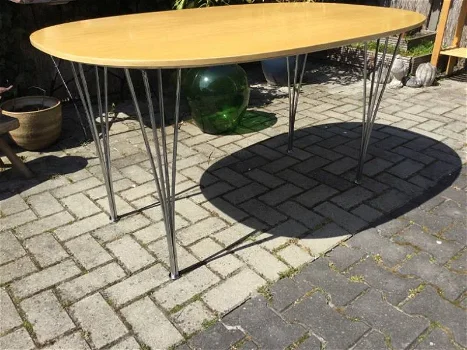 VERKOCHT ❤️ Fritz Hansen SuperEllipse tafel, klein, deens design - 5