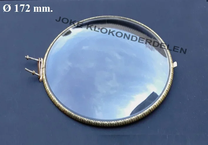 = Pendule deur = bol geslepen glas =44721 - nr. 1