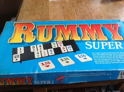 Rummy Super L met extra grote stenen - 27 x 40 mm. - 0