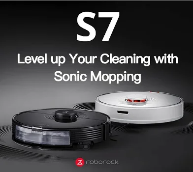 Roborock S7 Robot Vacuum Cleaner with Sonic Mopping - 0
