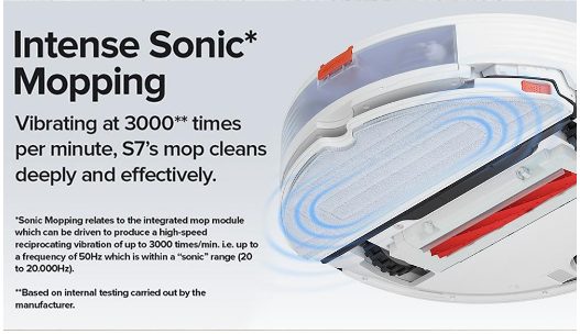 Roborock S7 Robot Vacuum Cleaner with Sonic Mopping - 2