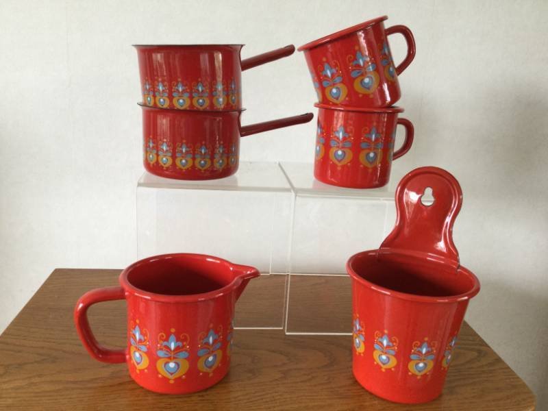 Divers emaille, vintage, grandmere - Afbeelding 4