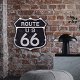 Route 66 wandbord, wanddecoratie, lichtgevend - 0 - Thumbnail