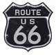 Route 66 wandbord, wanddecoratie, lichtgevend - 1 - Thumbnail