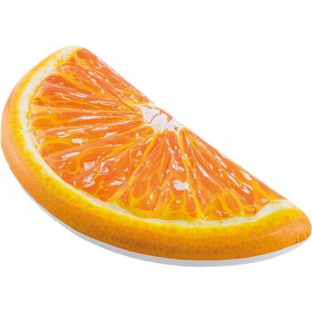 Sinaasappel als luchtbed, Intex luchtbed voor zwembaden of de zee - 0