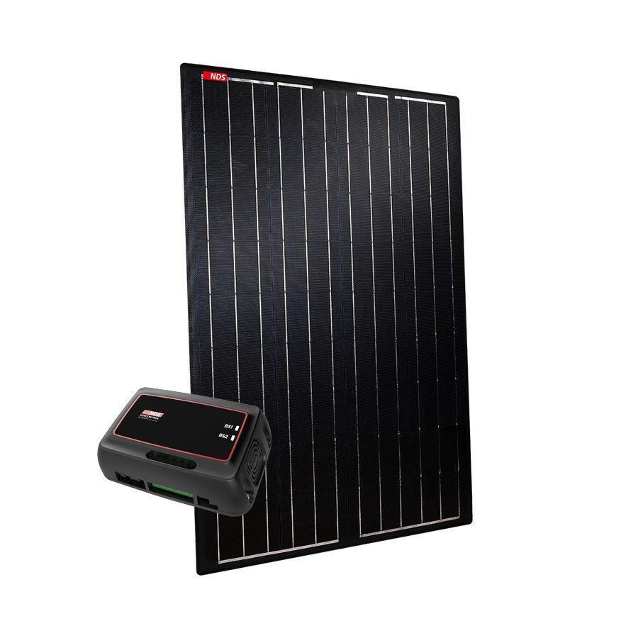 NDS LIGHTSOLAR 105W Semi-Flex Black Zonnepaneel SET + SC350M - nr. 1