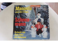 134e - manuela und die 5 dops --a-- schneemann--b--schenk mir dein herz als talisman - nr. 1