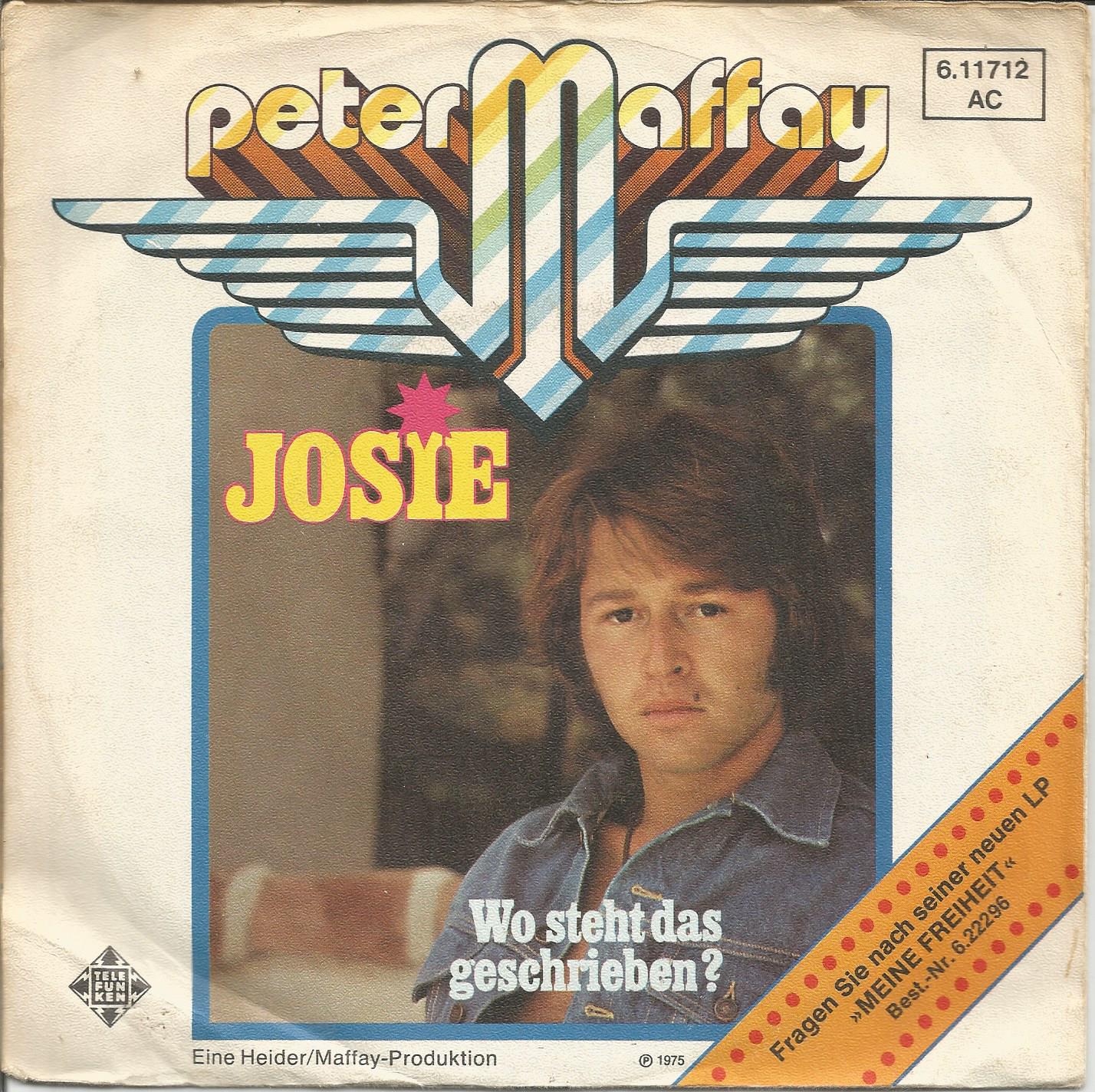 Peter Maffay – Josie (1975) - nr. 1