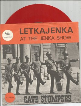 Cave Stompers ‎– Letkajenka / At The Jenka Show (1964) ROOD VINYL - 0