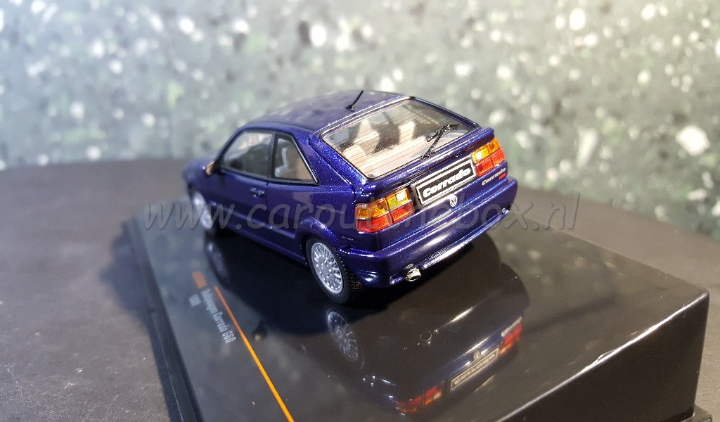 Volkswagen VW Corrado G60 1989 blauw 1:43 Ixo - Afbeelding 3