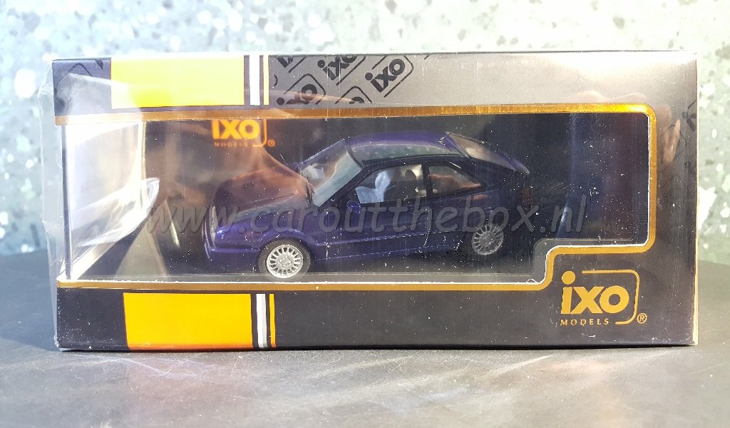 Volkswagen VW Corrado G60 1989 blauw 1:43 Ixo - Afbeelding 4
