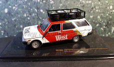 Fiat 131 panorama 1977 WEST rally assistance 1:43 Ixo