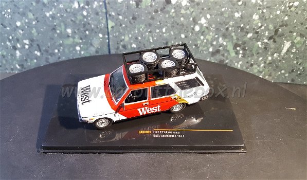 Fiat 131 panorama 1977 WEST rally assistance 1:43 Ixo - 3