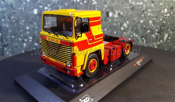 Scania LBT 141 1976 geel/rood 1:43 Ixo - 1