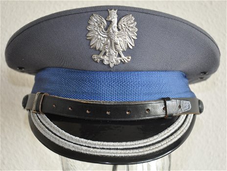 Politiepet politie Polen , pet hoofdinspecteur - 0
