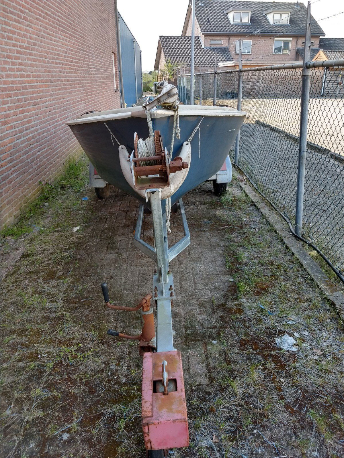 Volksboot 480 met trailer. - Afbeelding 2