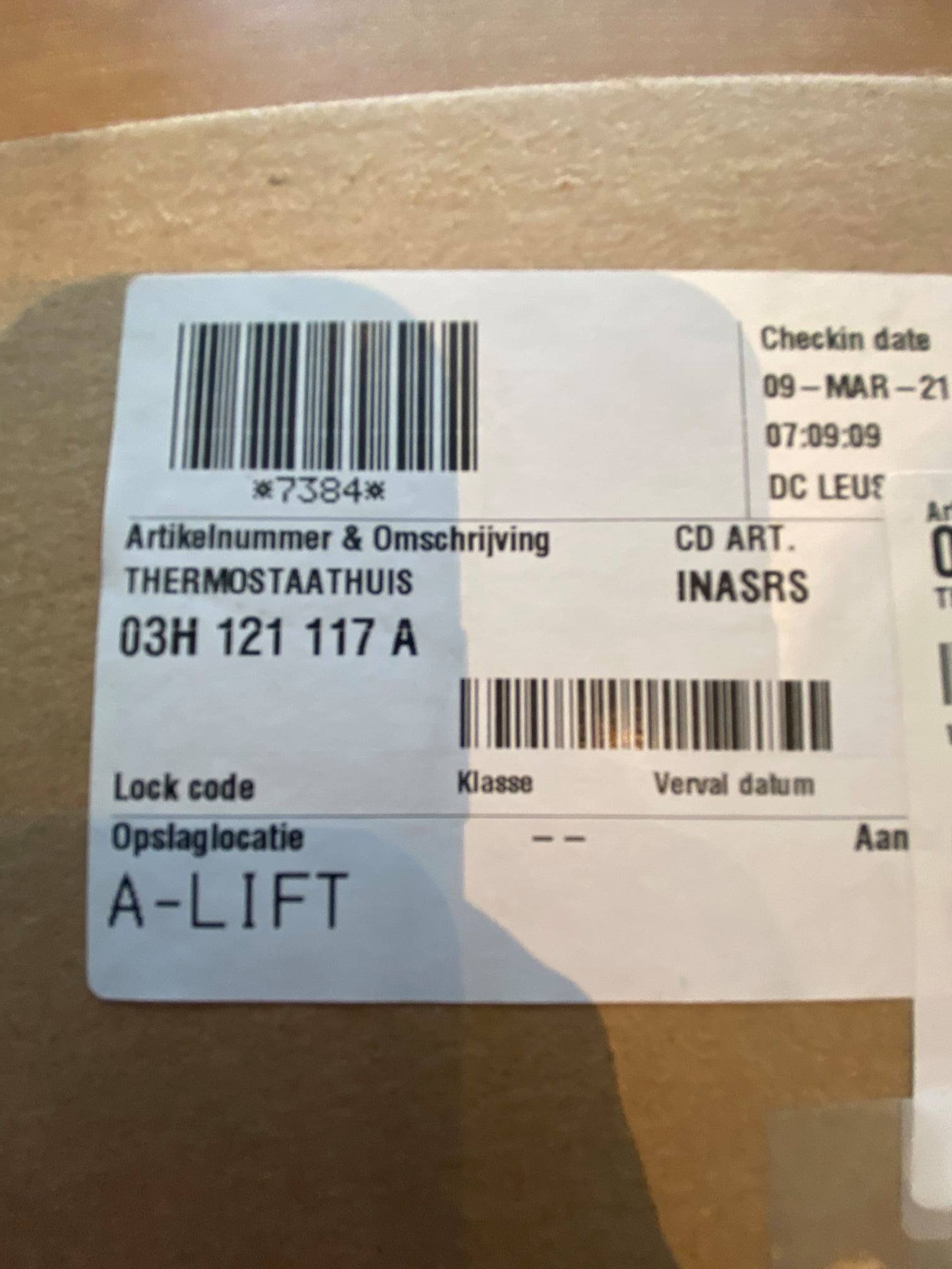 Thermostaathuis VAG - Afbeelding 3