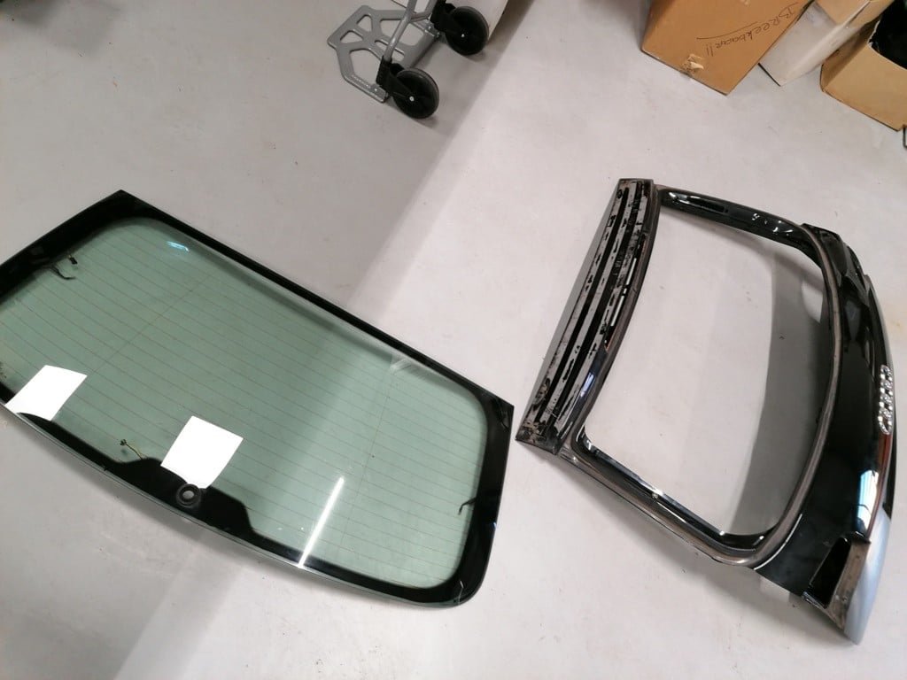 Amerikaanse Achterklep zwart Audi A6 Avant C6 - Afbeelding 3