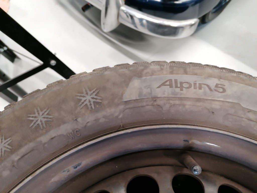 ad: 4. Stalen velgen set staal michelin winterband. 205/55/16 5x112 - Afbeelding 7
