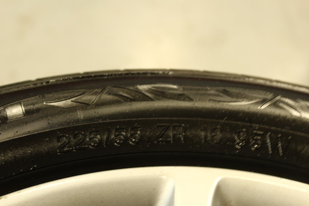 ad: 5. LM velgen Audi met zomerband 4x 225/55/16 5x110 - Afbeelding 3