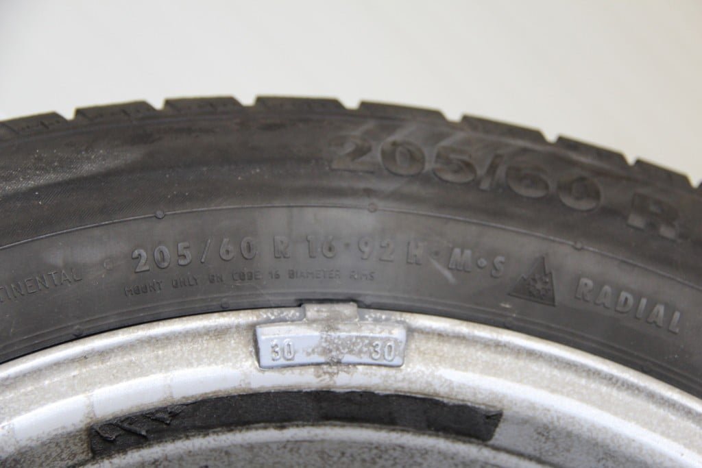 ad: 7. LMV / winterband Audi Volkswagen 205/60/16 5x120 - Afbeelding 4