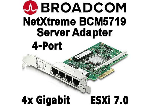 Broadcom NetXtreme Quad-Port PCI-e Gigabit Adapter, ESXi 7.0 - 2