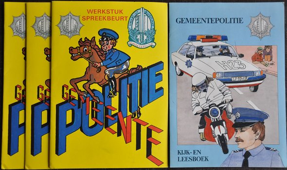 Nederlandse politie schoolboekjes - 0